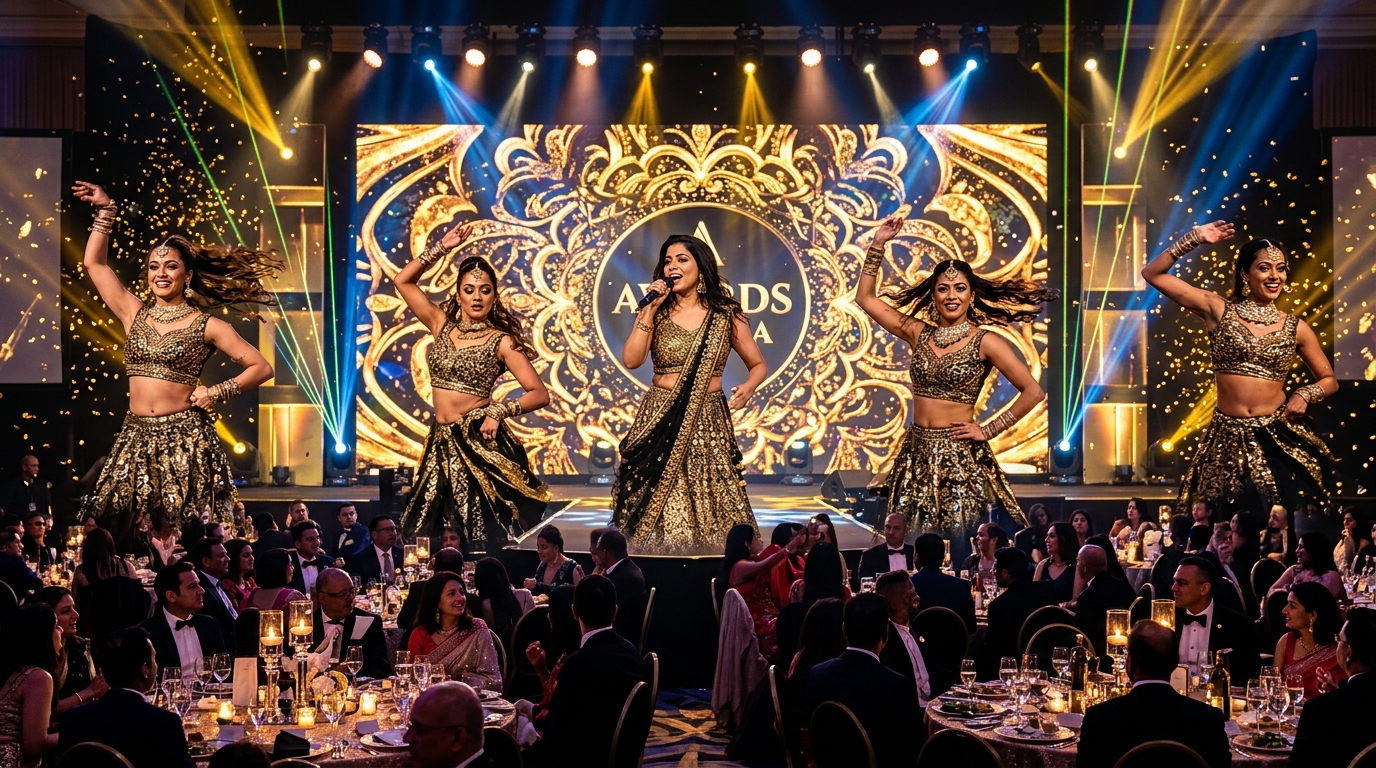 Live musical concert and dance performance on the grand stage